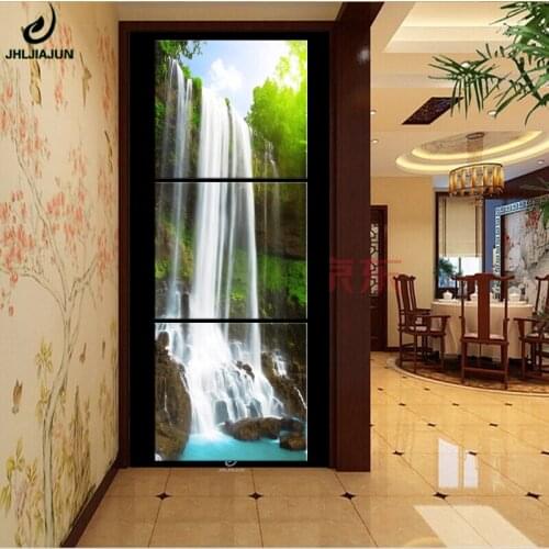 Picture In The Corridor Posters And Print Home Decor Modular Paintings For The Kitchen Triptych Waterfall For the Living Room
