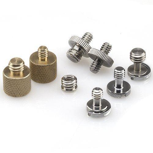 Camera Fixing Screws Camera Convert Screw Adapters 8 Kind 1/4"-20 & 3/8"-16 Thre