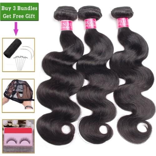 LEVITA body wave 3 bundles deals 100% human hair bundles bundles brazilian hair weave bundles non-remy hair extension