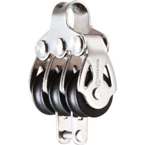 Marine Boat Yacht Sailboat Dinghy 16mm 5/8 Inch Triple Becket Block Small Boat Block Master SB-1606F