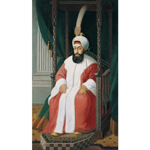 2019 HOME OFFICE WALL Decor ART # Sultan Selim III the Ottoman Empire Caliph Islam print art painting on canvas-- free shipping
