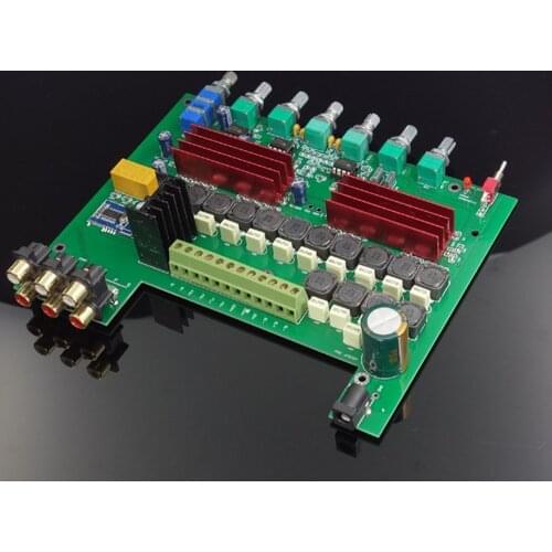 New A600 5.1 channel Bluetooth 4.2 power amplifier board with high and low sound adjustment preamp board