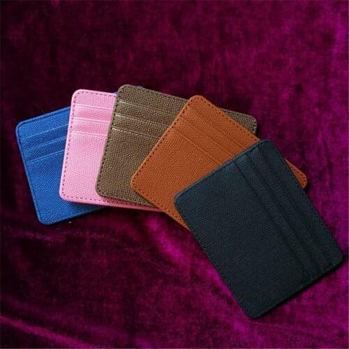New Card Holder Slim Bank Credit Card ID Cards Coin Pouch Case Bag Wallet Organizer Women Men Thin Business Card Wallet