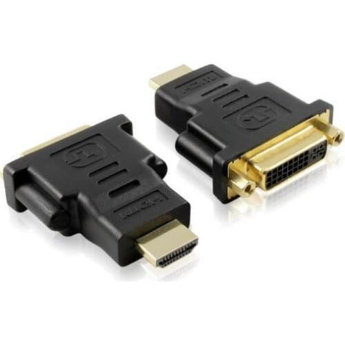 Gold Plated HDMI Male Plug To DVI Female Socket Adapter Converter NEW