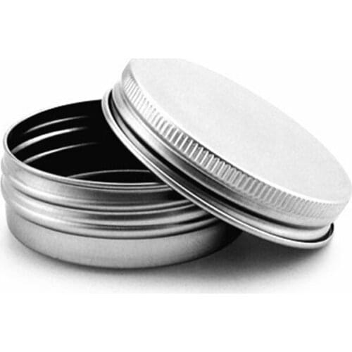 X100 Aluminum Jar 60ml Aluminum Can 60g 2oz Capacity Thread Aluminum Box Aluminum Container