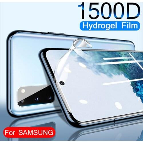 1500D Full Cover Screen Protector For Samsung Galaxy S20 Plus S 20 Ultra S10 S10E S9 Soft Film on For Note 8 9 10 Film Not Glass
