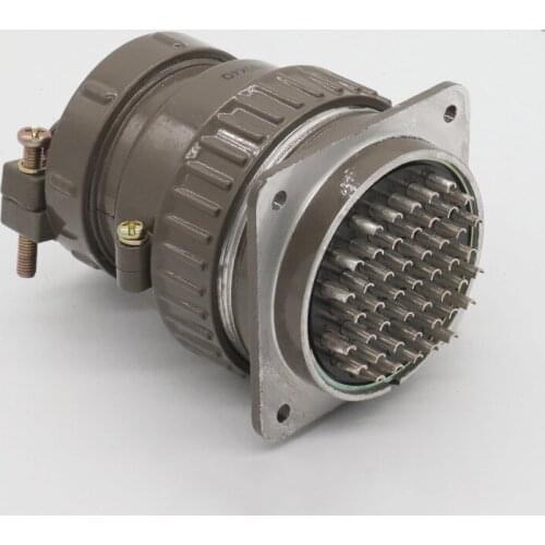 ZHQCN P60K4Q/P60J4A 5Q 5A Outdoor Electrical Terminal Adapter Waterproof M60 47Pin Connector Female Plug Male Socket Panel Mount