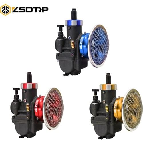 ZSDTRP Racing PE28 28mm PE30 30mm Carburetor + 50mm Air Filter Cup Wind Cup For NSR150 GY6 kymco ATV Dirt Bike Motor