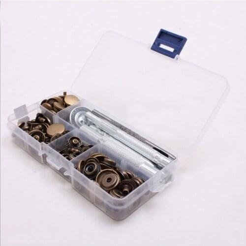 1 Set Plier Tool Prong Snap Buttons Down Jeans Fasteners Baby Romper Buckle Press Studs Metal Button Installation Tools