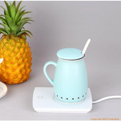 16W Electric Heating Base Thermostat Tempered Glass Stove Warmer Cup Milk Coffee Water Tea Heater Base Holder Accessories