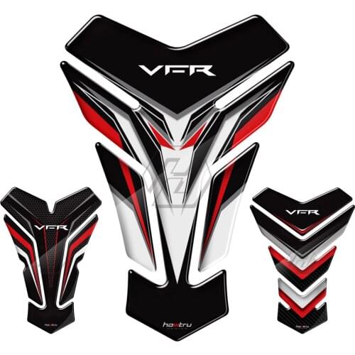 3D Resin Motorcycle Tank Pad Protector Sticker Case for Honda VFR VFR400 VFR800 X/F VFR1200F