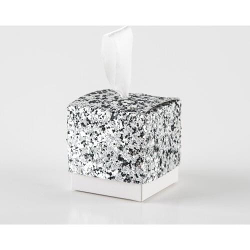 50/100pcs Gold Silver Cake Candy Box Wedding Favor Marriage Baby Shower Gift Box Packaging Party Event Supplies