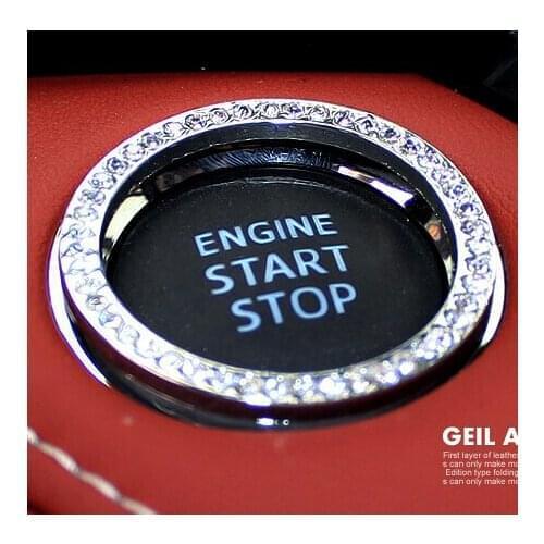 Car-styling Start Stop Button Ignition Key Ring For Volvo S60 S80 S40 XC60 XC90 V40 V60 C30 XC70 V70