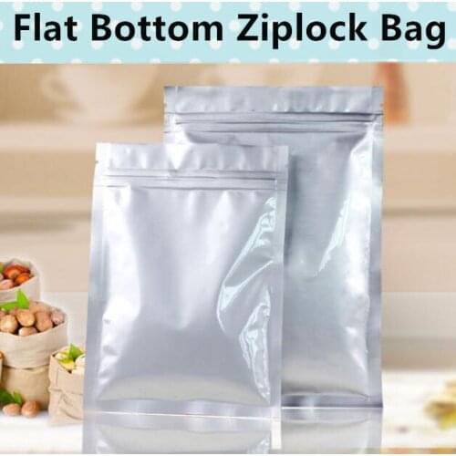 Free Shipping 50PCS/LOT Large Aluminum Foil Zip Lock Bag Spice/Cereals/Coffee Beans Packaging Bag