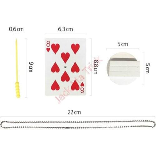 Chain Thru Sword - Card Magic, Magic Trick