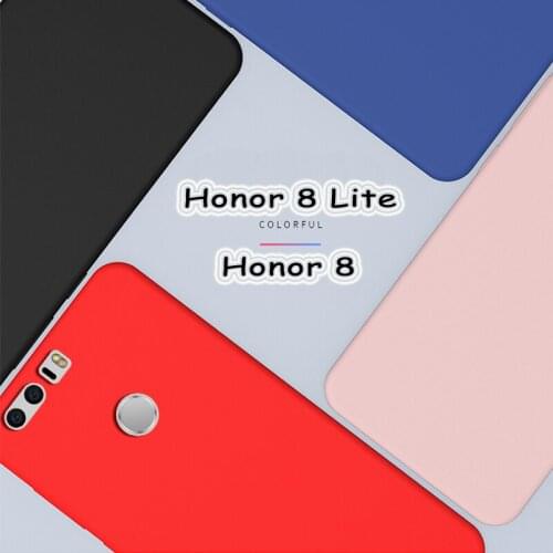 For Huawei Honor 8 Lite 8Lite Honor8 Case Shockproof Silicone Soft TPU Slim Back Case For Honor 8 Lite Phone Case Honor 8 Coque