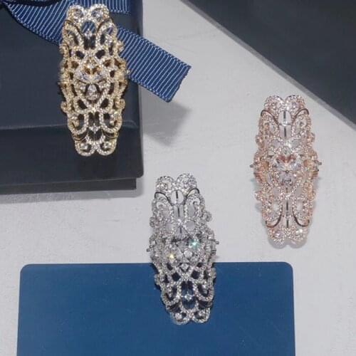 Designer Fashion 925 Sterling Silver Jewelry 3A Cubic Zirconia Party Ring