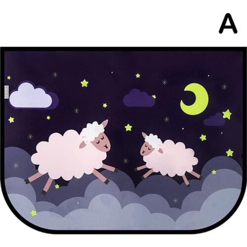 Magnetic Car Side Window Sunshade Curtains Adjustable Car Styling Auto Windows Sun Visor Animal Pattern Blinds Cover Sun Shade