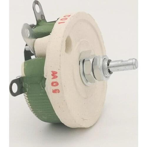 50 W 200 OHM High Power Wirewound Potentiometer, Variable Widerstand, Rheostat, 50 Watt