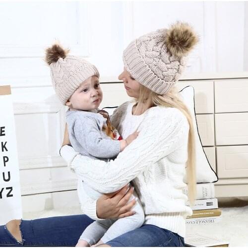 Autumn and Winter Hat Hat for Boy and Girl Beanie Childrens Knitted Wool Cap Newborn Baby Accessories