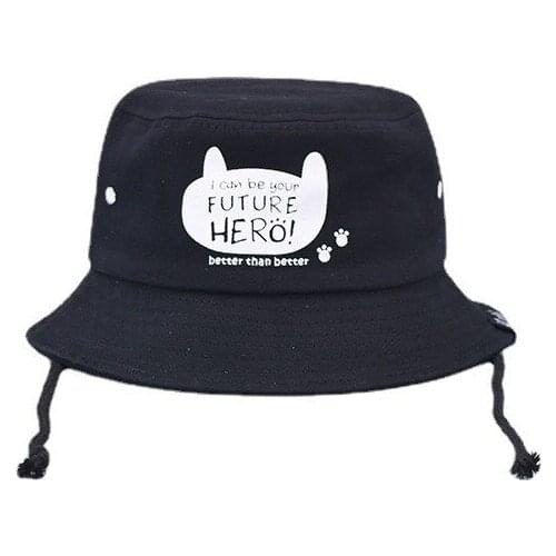 LDSLYJR 2021 cotton letter print Bucket Hat Fisherman Hat outdoor travel hat Sun Cap Hats for child boy and girl 13