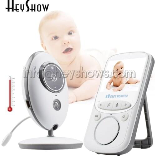 VB605 Wireless 2.4 Inch Color LCD Audio Video Baby Monitor Intercom IR LED Portable Baby HD Camera Baby Walkie Talkie Babysitter