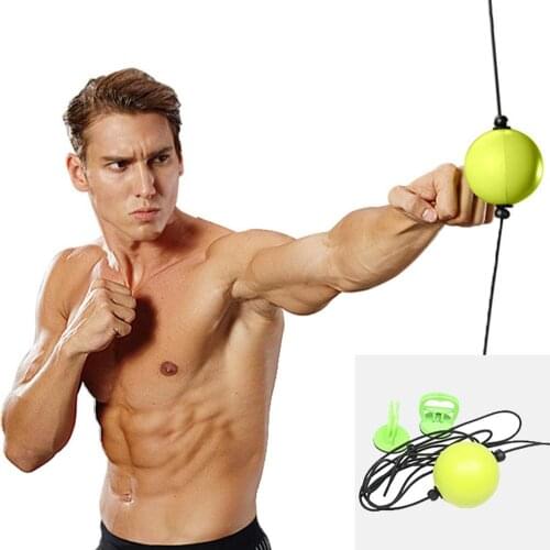 Fight Boxing Punching Ball Headband resilient for boxing Muay Thai MMA fitness Speed Reaction agility Coordination Training Tool