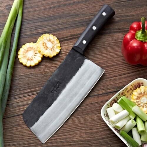 Hand Forged Duck Knife High Carbon Steel Roast Duck Knife Butcher Chef Knife Sharp Slicing Knife Kitchen Tang Knife