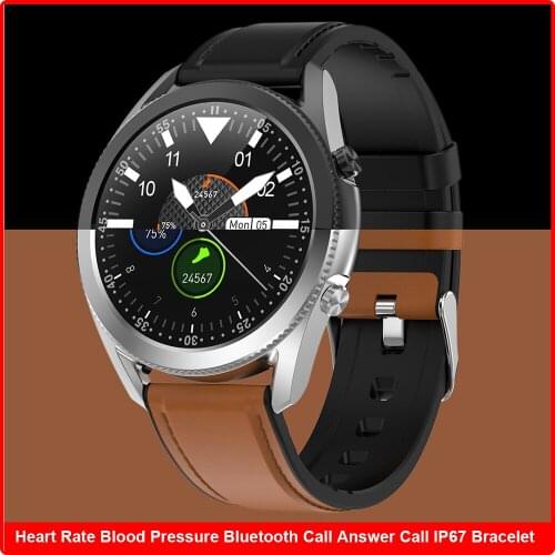 2021 New Smart Watch Men Hand Free Bluetooth Call Heart Rate Monitor 10 Day Standby Sport Smartwatch For Android IOS Apple Phone