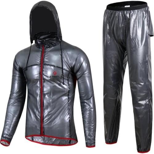 Waterproof Cycling Jacket Raincoat Women/Men Zipper Hooded Poncho Motorcycle Rainwear Long Style Hiking Poncho Rain Jacket