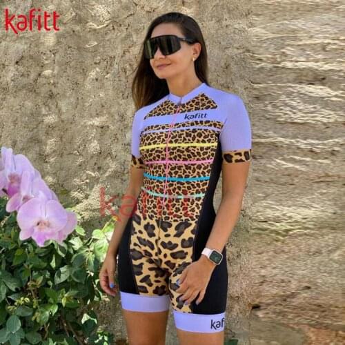 Kafeite Ladies Cycling Jersey Suit Summer Breathable And Quick-drying Suit Mountain Bike Suit One-piece Jumpsuit Sweatshirt