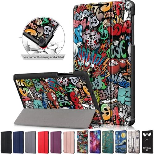 Funda for Samsung Galaxy Tab A 8 A8 2019 Case SM-T290 T295 Folding Stand Shockproof Tablet Cover for Samsung Tab A8 A2019 Case