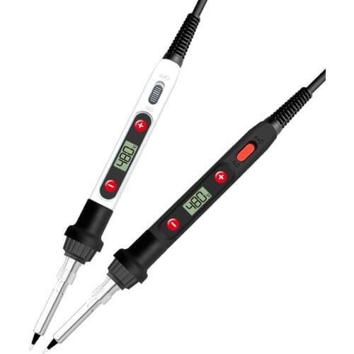 80W Digital Soldering Iron LCD Digital Display Adjustable Temperature Soldering Iron Tips 220V/110V Welding Solder Tools