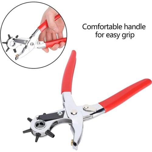 Leathercraft Punching For Leather Hole Punch For Belts Stitching Plier Perforator Watchband Eyelet Piercer Leather Craft Tools