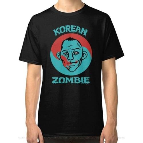 The Korean Zombie Black Tees T-Shirt Clothing Adults Casual T Shirt