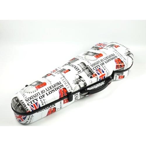 Beautiful design case for viola case carbon fiber customized color viola case