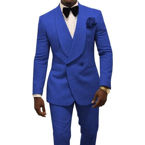 Handsome Groomsmen Embossing Groom Tuxedos Mens Wedding Dress Man Jacket Blazer Prom Dinner (Jacket+Pants+Tie) K81