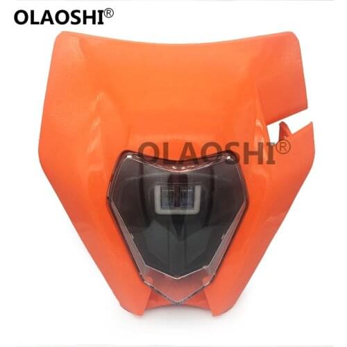 Dirt Bike Motocross Dead Light Lamp Motorcycle Enduro LED Headlight Fairing for KTM SX F EXC XCF FE TE FC