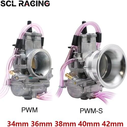 Alconstar Motorcycle Parts 34 36 38 40 42mm PWM Keih Carburetor For 125cc-250cc Shift Karts 2-Stroke UTV ATV Dit Pit Bike KTM