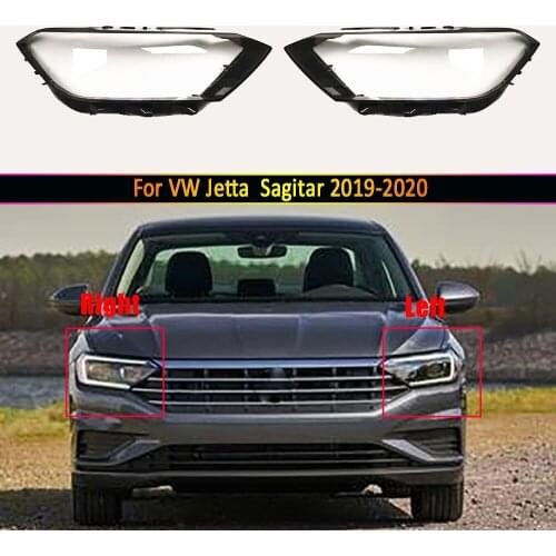For VW Jetta / Sagitar 2019 2020 Headlamp Cover Car Headlight Lens Replacement Auto Shell