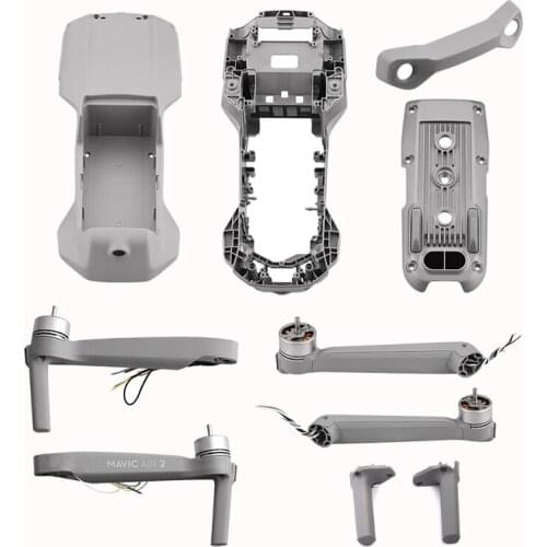 Original Arms Body Shell Front Middle Frame Bottom Shell Upper Cover RC Drone Replacement Repair Parts for DJI Mavic Air 2 Kits
