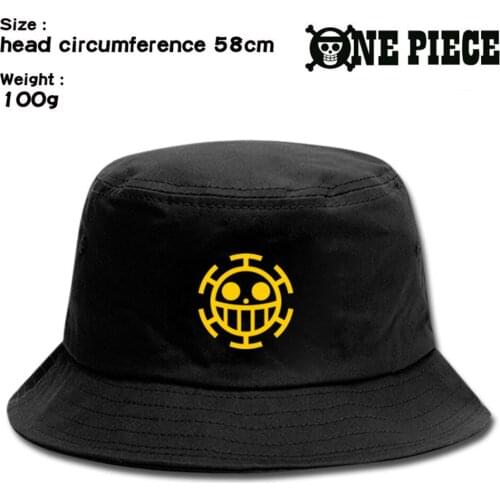 Anime One Piece Brook Bucket Hat Canvas Fisherman Hats Hip Hop Cap Outdoor Caps Boonie Hat Summer Unisex Travel Hat Sun Cap Hats