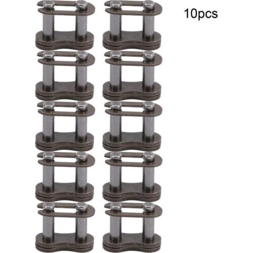 10pcs Durable Electric Bicycle Chain Master Link 25H E-Bike Chain Joint Cast Iron High Strength Chain Connectors