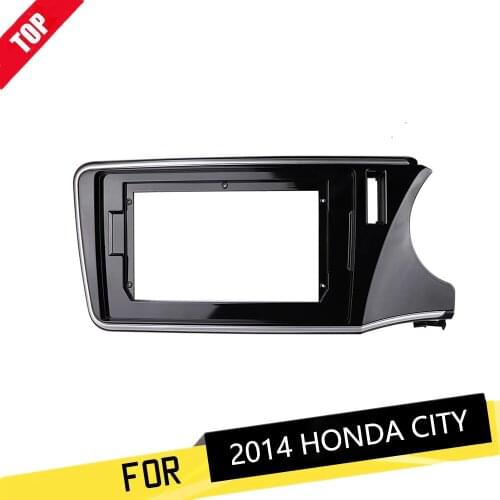 LONGSHI 10.1 Inch Car Radio Frame for HONDA CITY 2014 Right Hand Drive Dashboard Installation Fascia Adapter Stereo Bezel