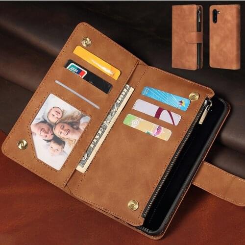 Luxury Flip Wallet Case For iPhone 12 Mini 11 Pro Zipper Leather Cover For iPhone XS Max XR X 6 6s 7 8 Plus Magnetic Phone Coque