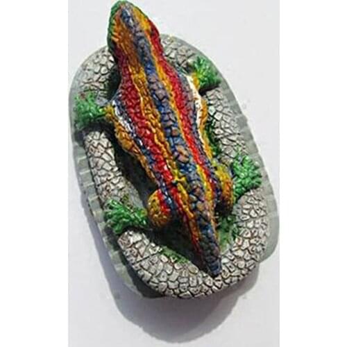 Handmade Painted Barcelona Lizard Landmarks 3D Fridge Magnet Tourism Souvenirs Refrigerator Magnetic Stickers Home Decortion