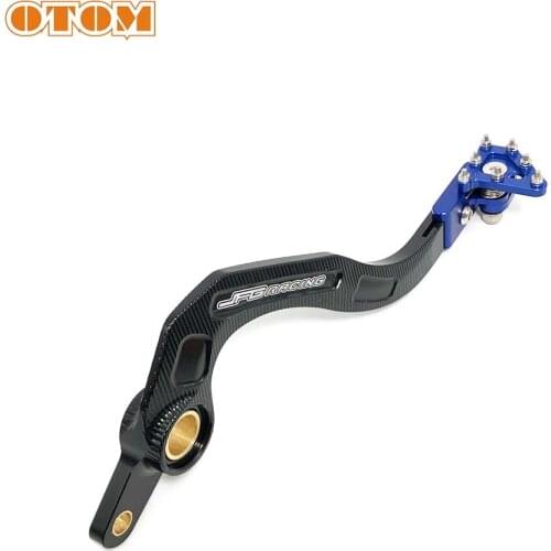 OTOM Off-raod Motorcycle Rear Brake Pedal Arm Lever For YAMAHA YZ250F WR250F YZ250FX CNC Aluminum Shifter Shift Foot Pedals