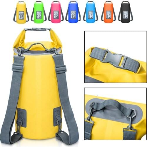 5L/10L/15L/20L/30L Waterproof Bags Storage Dry Sack Bag For Canoe Kayak Rafting Outdoor Sport Swimming Bags Travel Kit Backpack