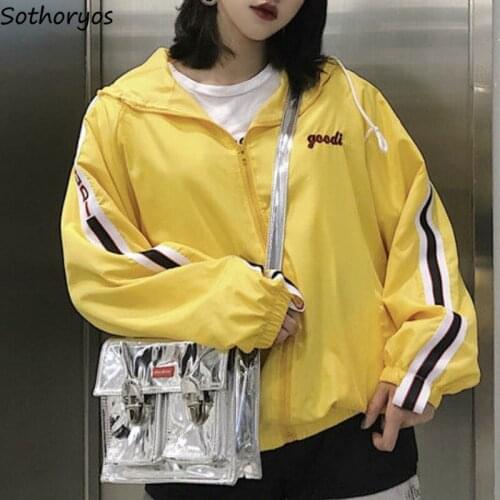 Trench Women Patchwork Hooded Trendy Leisure Oversize Loose Harajuku Korean Style Ins Hip-hop Chic Womens Coats BF Streetwear