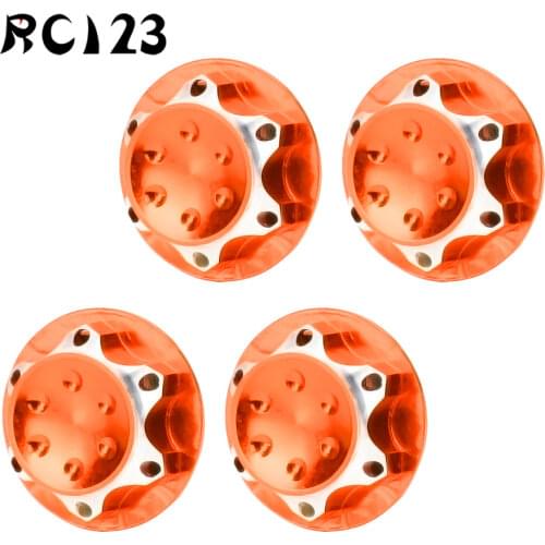 1:8 4PCS Aluminium CNC Stofdicht Wielnaaf Cover FIT Voor RC TEAM C HSP NANDA NIEUWE ENRON